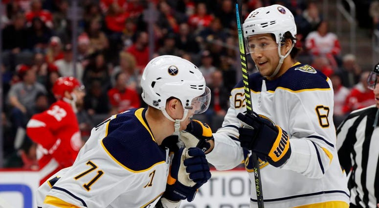 Evan Rodrigues and Brandon Montour