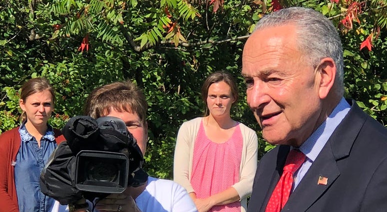 Senator Chuck Schumer. October 1, 2019 WBEN Photo/Mike Baggerman