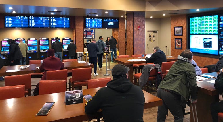 Sports Lounge at Seneca Buffalo Creek Casino. January 30, 2020 (WBEN Photo/Mike Baggerman) Sports Lounge at Seneca Buffalo Creek Casino. January 30, 2020 (WBEN Photo/Mike Baggerman)