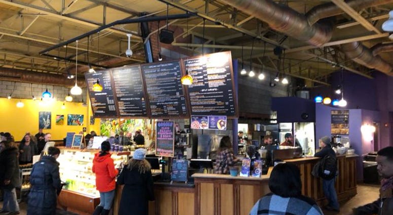 Spot Coffee in Elmwood Village. November 14, 2019 (WBEN Photo/Mike Baggerman)