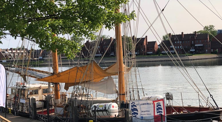 Tall Ships at Canalside. July 8, 2019 (WBEN Photo/Mike Baggerman)