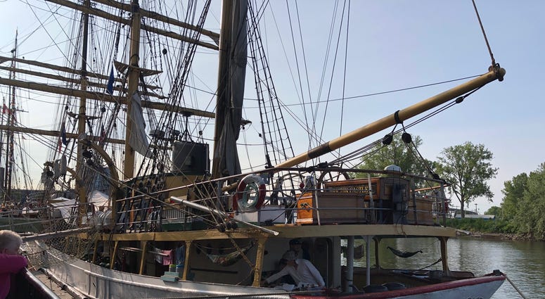 Tall Ships at Canalside. July 8, 2019 (WBEN Photo/Mike Baggerman)
