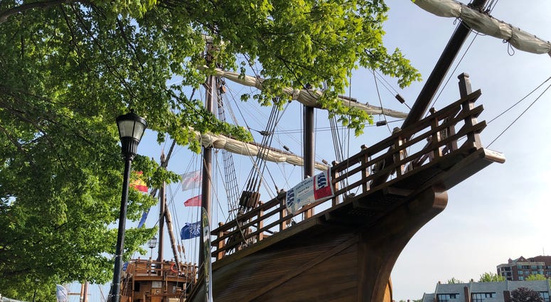 Tall Ships at Canalside. July 8, 2019 (WBEN Photo/Mike Baggerman)