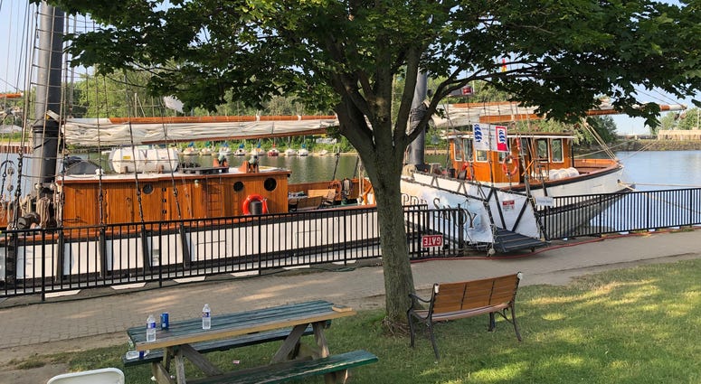 Tall Ships at Canalside. July 8, 2019 (WBEN Photo/Mike Baggerman)