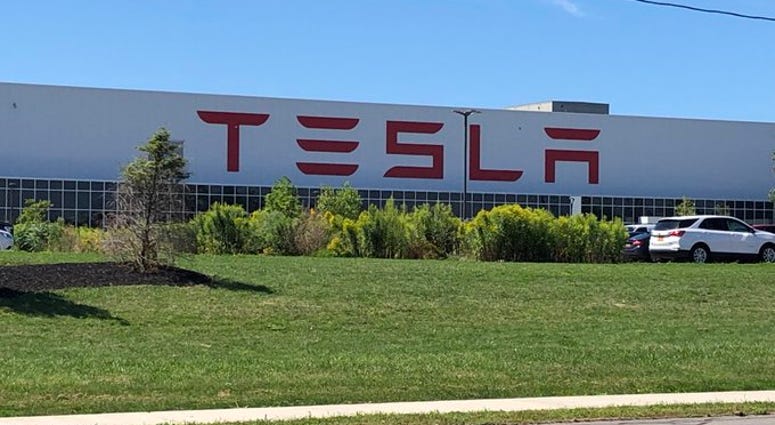 Tesla site in South Buffalo. (WBEN Photo/Mike Baggerman) Tesla site in South Buffalo. (WBEN Photo/Mike Baggerman)