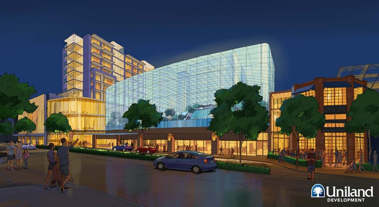 Uniland rendering of Wonder Falls Resort in Niagara Falls. May 11, 2017 (Uniland Photo)