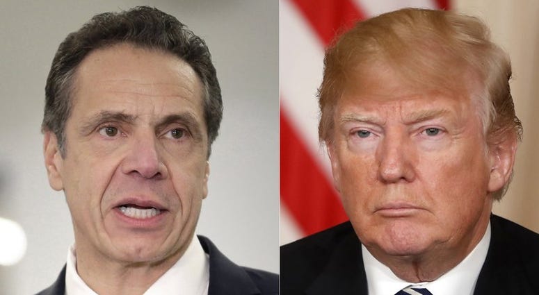 Andrew Cuomo and Donald Trump