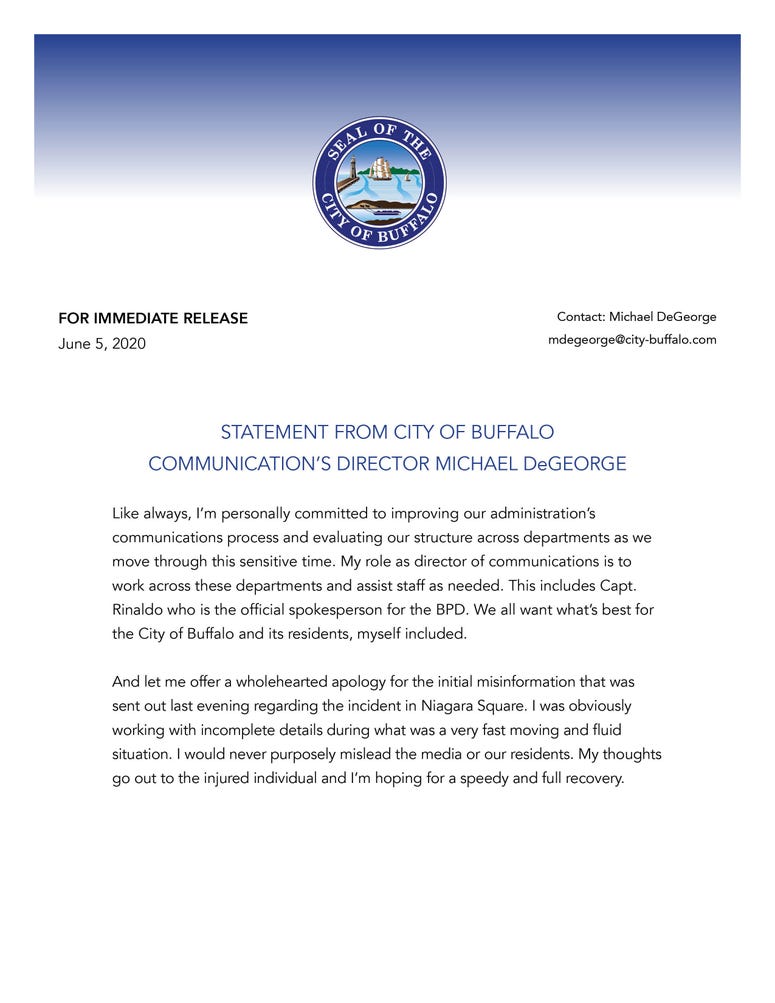 DeGeorge Statement