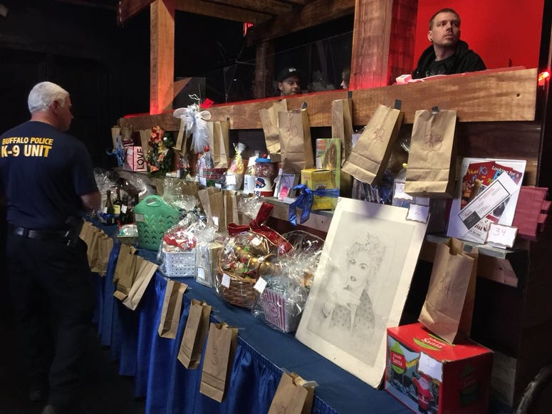 Prizes at the benefit (WBEN Photo/Mike Baggerman)