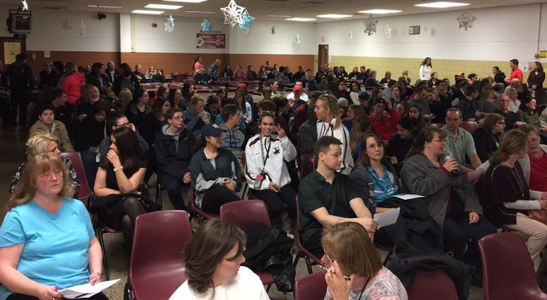 Over 100 people attended Thursday night's Eden School Board Meeting