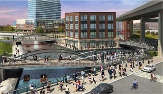 Explore and More Canalside Rendering