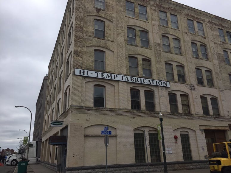 Hi-Temp Fabrication Building at 79 Perry Street (WBEN Photo/Mike Baggerman)