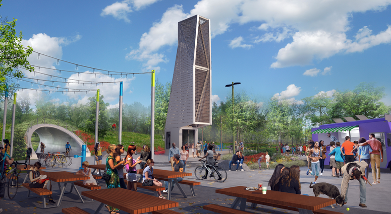 Outer Harbor rendering Outer Harbor rendering