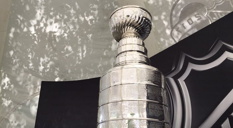Lord Stanley's Cup at KeyBank Center (WBEN Photo/Mike Baggerman)