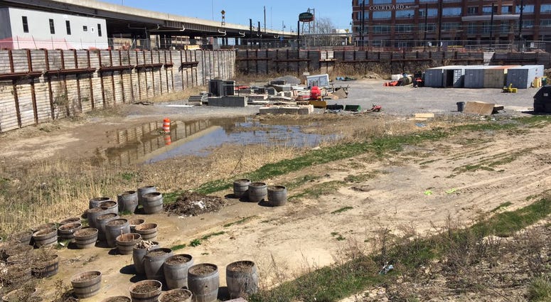 North Aud Block Site (WBEN Photo/Mike Baggerman)