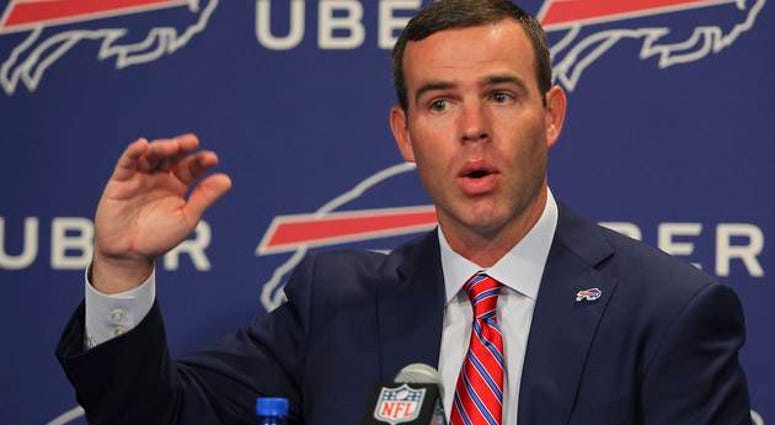 Bills GM Brandon Beane (AP Photo/Jeffrey T. Barnes)
