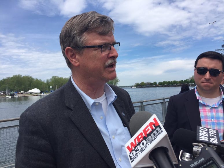 Niagara Falls Mayor Paul Dyster (WBEN Photo/Mike Baggerman)