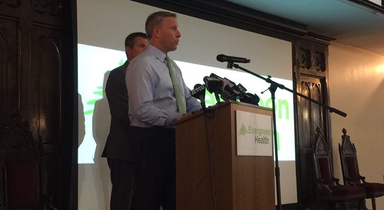 State Senator Chris Jacobs announces a $25,000 grant for Evergreen Association to battle the opioid epidemic (WBEN Photo/Mike Baggerman)
