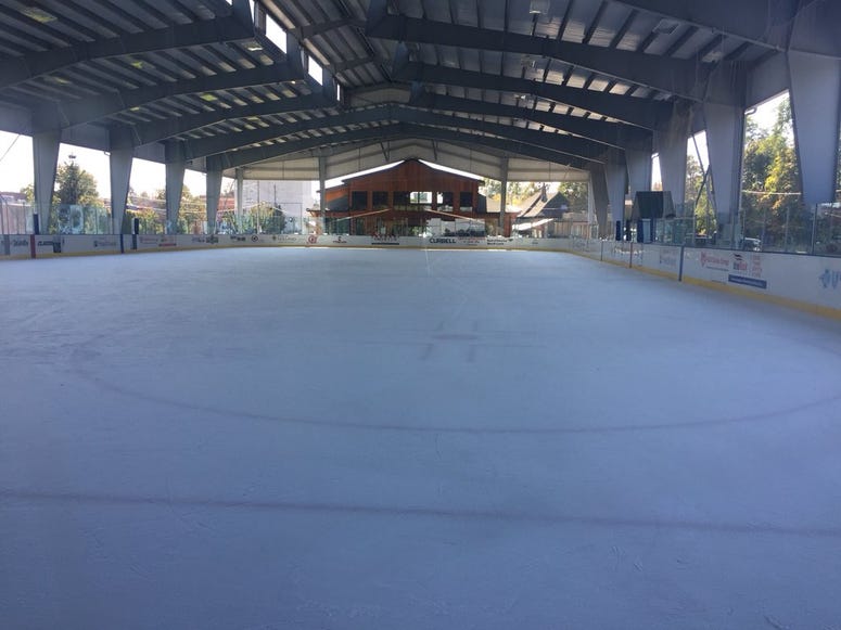 The rink for kids for the NHL Centennial (WBEN Photo/Mike Baggerman)