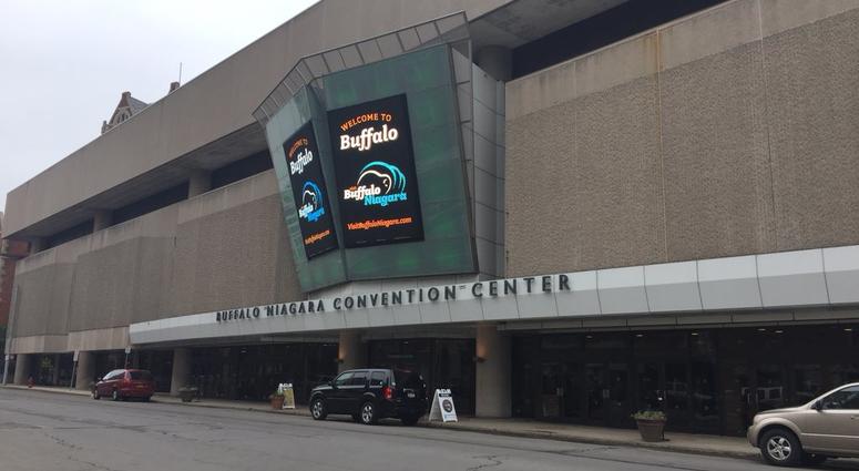 Buffalo Niagara Convention Center in June 2017 (WBEN Photo/Mike Baggerman)