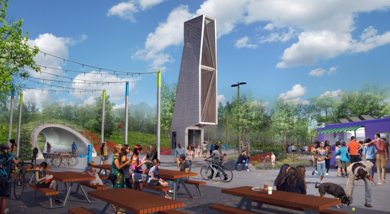Outer Harbor rendering Outer Harbor rendering
