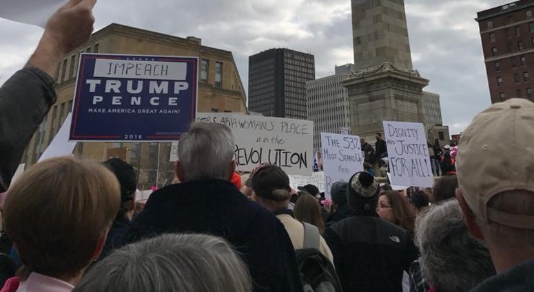 The 2017 Women's March in Buffalo (WBEN Photo/Mike Baggerman)