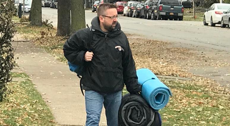 Pastor Eric Johns (WBEN Photo/Tim Wenger)