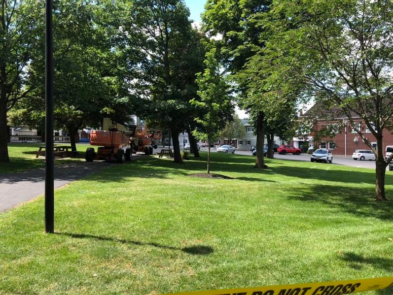 Filming for A Quiet Place 2. July 15, 2019 (WBEN Photo/Mike Baggerman)