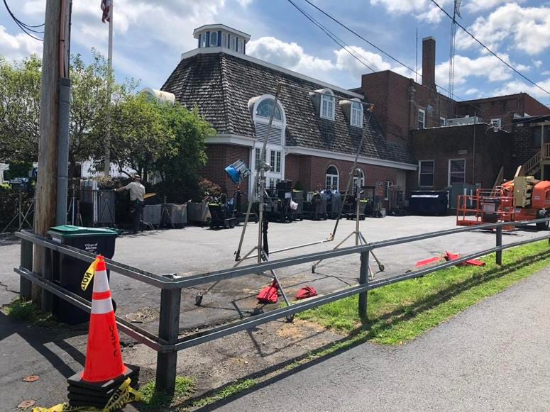 Filming for A Quiet Place 2. July 15, 2019 (WBEN Photo/Mike Baggerman)