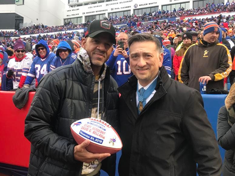 Andre Reed and David Bellavia