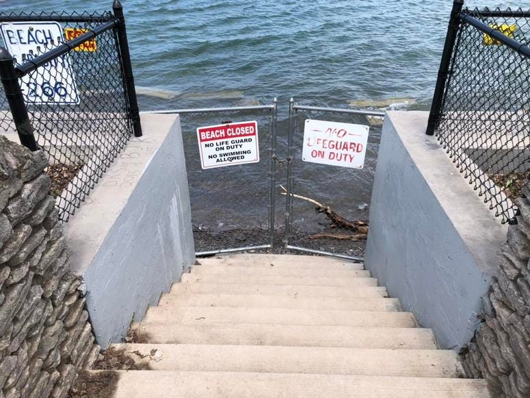 Olcott Beach. May 20, 2019 (WBEN Photo/Mike Baggerman)