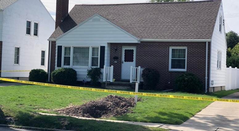 111 Ebling Avenue in Tonawanda, where 31-year-old Danielle Cretacci were killed and her two children were shot. August 28, 2019 (WBEN Photo/Mike Baggerman)
