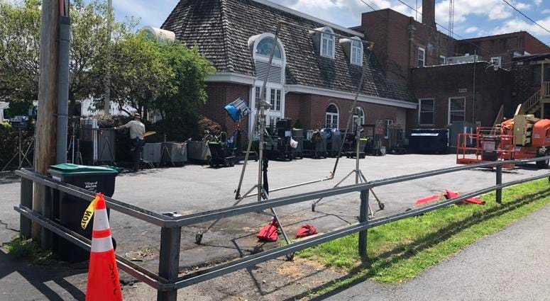 Filming for A Quiet Place 2. July 15, 2019 (WBEN Photo/Mike Baggerman)