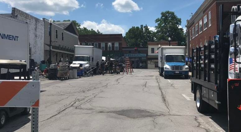Filming for A Quiet Place 2. July 15, 2019 (WBEN Photo/Mike Baggerman)