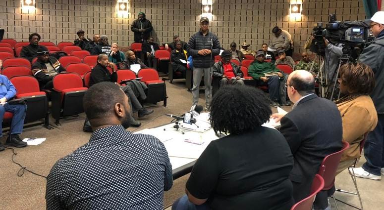 Buffalo residents weigh in on the police department's upcoming use of body cameras. December 5, 2018 (WBEN Photo/Mike Baggerman)