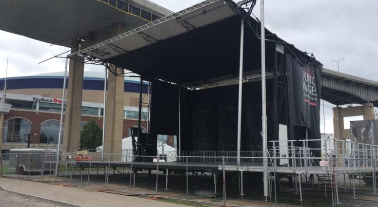 Canalside Concert Stage June 6, 2018 (WBEN Photo/Mike Baggerman)