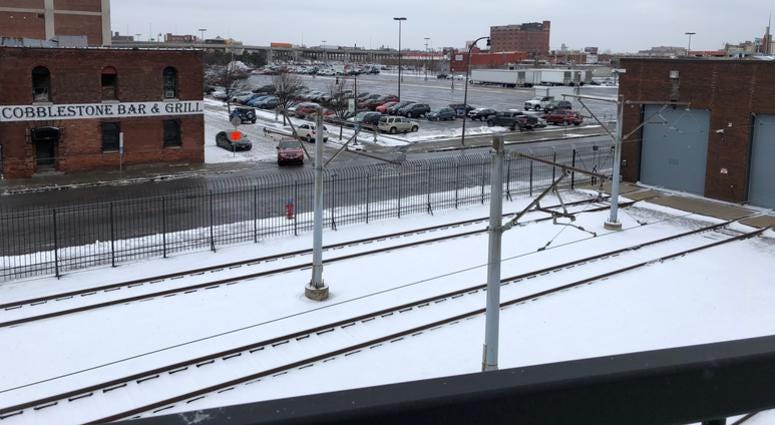 Buffalo's Cobblestone District. January 10, 2019 (WBEN Photo/Mike Baggerman)
