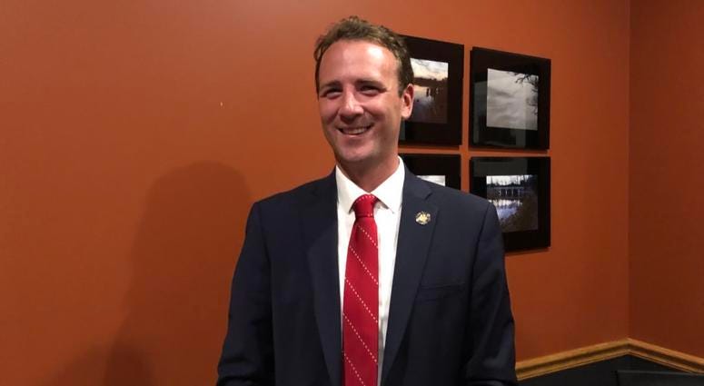 Erik Bohen following primary victories on September 13, 2018 (WBEN Photo/Mike Baggerman)