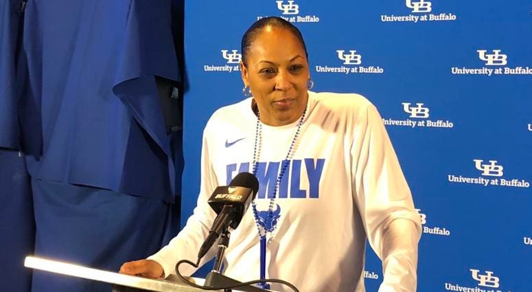 Felisha Leggett-Jack addresses media following botched Selection Sunday reveal