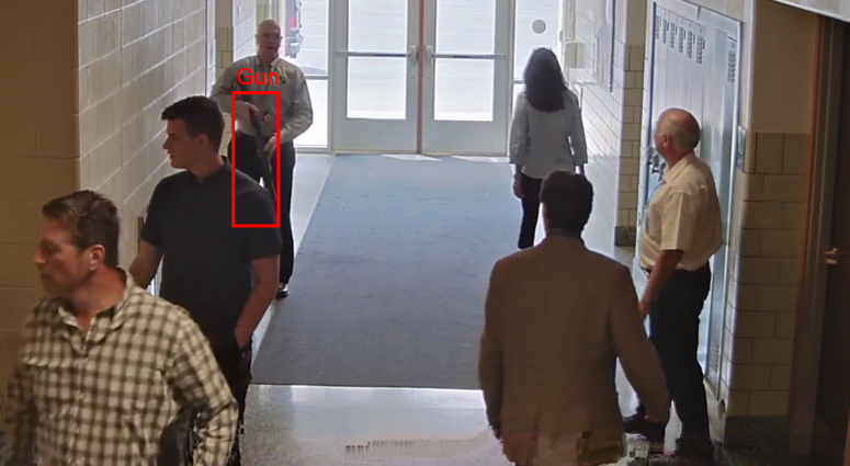 An example of facial recognition software technology. Photo courtesy of Tony Olivo