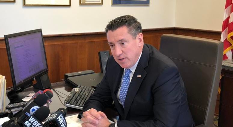 John Flynn speaks to media after not guilty plea by Brianna Valenti