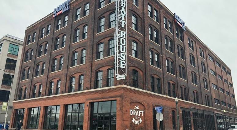 Labatt House on Perry Street in Buffalo. November 15, 2018 (WBEN Photo/Mike Baggerman)
