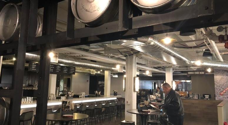 Inside Labatt House on Perry Street in Buffalo. November 15, 2018 (WBEN Photo/Mike Baggerman)