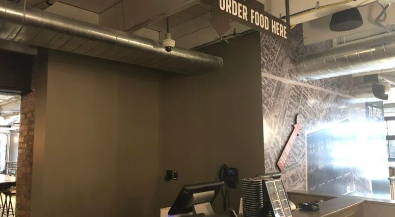 Inside Labatt House on Perry Street in Buffalo. November 15, 2018 (WBEN Photo/Mike Baggerman)