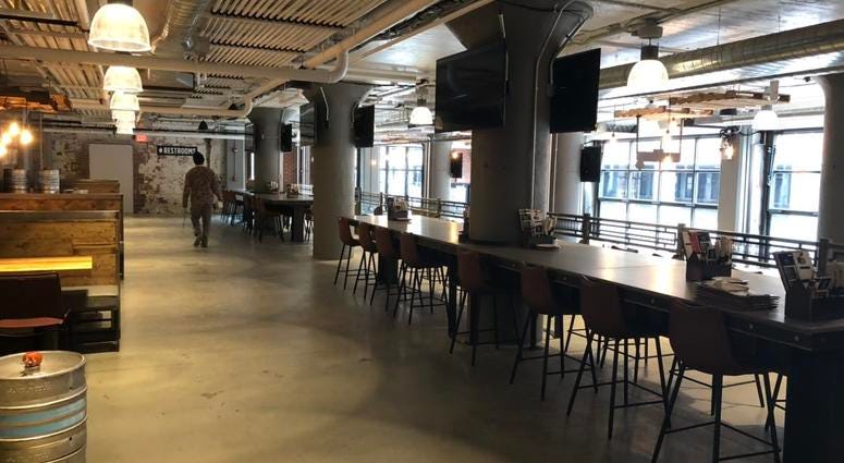 Inside Labatt House on Perry Street in Buffalo. November 15, 2018 (WBEN Photo/Mike Baggerman)