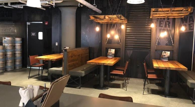 Inside Labatt House on Perry Street in Buffalo. November 15, 2018 (WBEN Photo/Mike Baggerman)