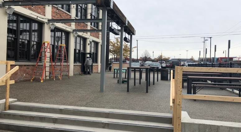 Outside Labatt House on Perry Street in Buffalo. November 15, 2018 (WBEN Photo/Mike Baggerman)