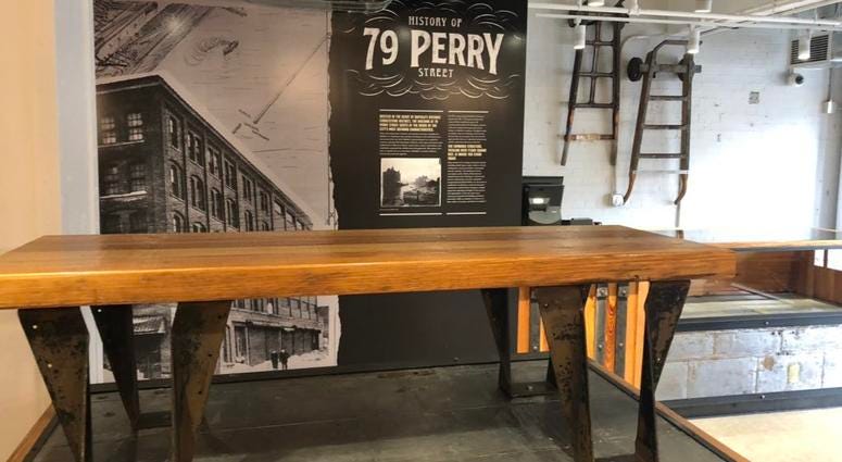 Inside Labatt House on Perry Street in Buffalo. November 15, 2018 (WBEN Photo/Mike Baggerman)
