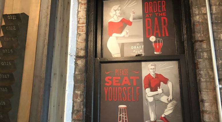 Inside Labatt House on Perry Street in Buffalo. November 15, 2018 (WBEN Photo/Mike Baggerman)
