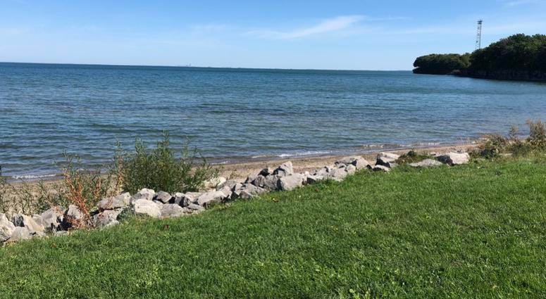 Lake Erie from Sturgeon Point Marina. September 18, 2019 (WBEN Photo/Mike Baggerman)